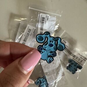 Adorable Blue Dog Enamel Pin